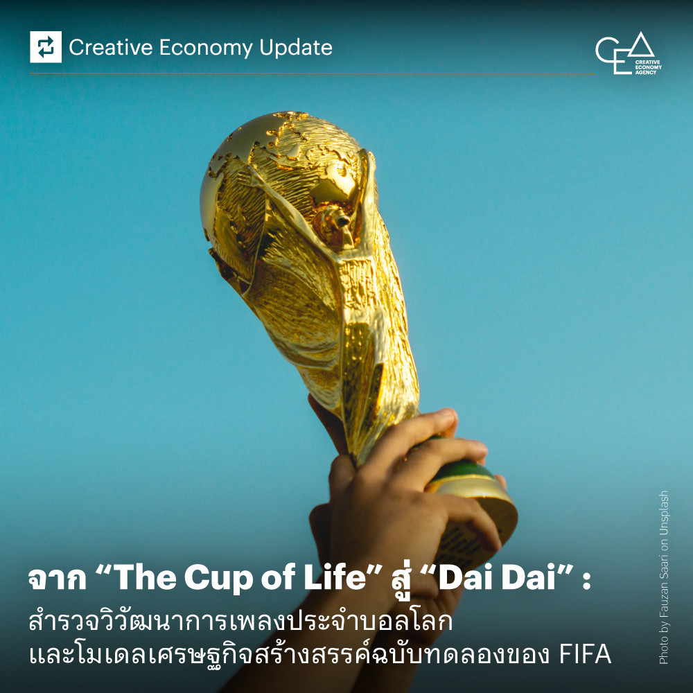 จาก “The Cup of Life” สู่ “Dai Dai” : สำรวจวิวัฒนาการเพลงประจำบอลโลก  และโมเดลเศรษฐกิจสร้างสรรค์ฉบับทดลองของ FIFA